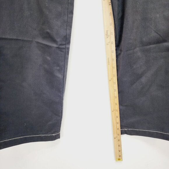True Religion Cargo Pant Women Jet Black Size 27 Wide Leg Pockets New - Picture 11 of 14